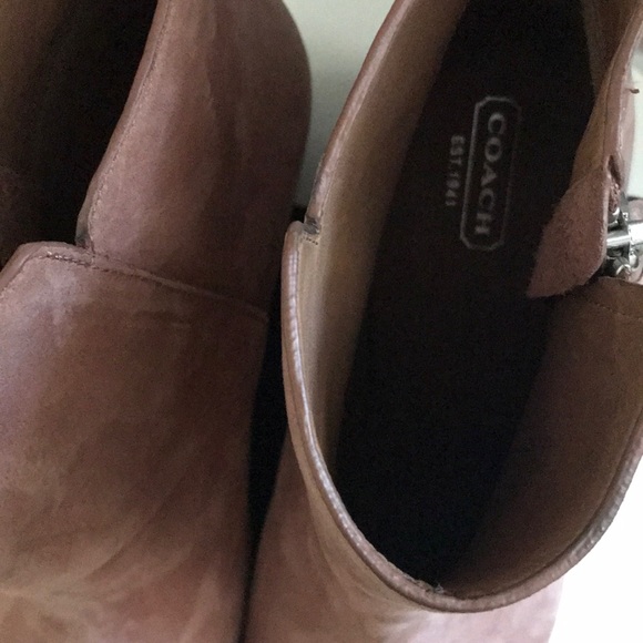 Coach Pricilla Bootie Boot in Nubuck Siena Tassel - Picture 8 of 15